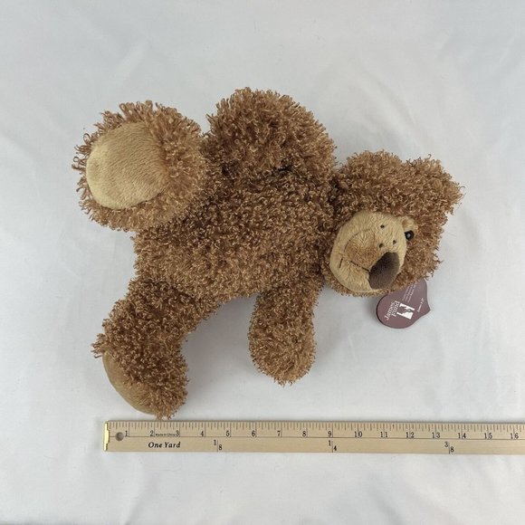 Family Christian Stores Brown Teddy Bear 12” Plush Curly Fur James Fund w/Tags - Picture 10 of 10
